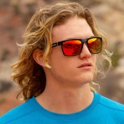 VIRTUE V-PARAGON POLARIZED SUNGLASSES - POLISHED WHITE FIRE